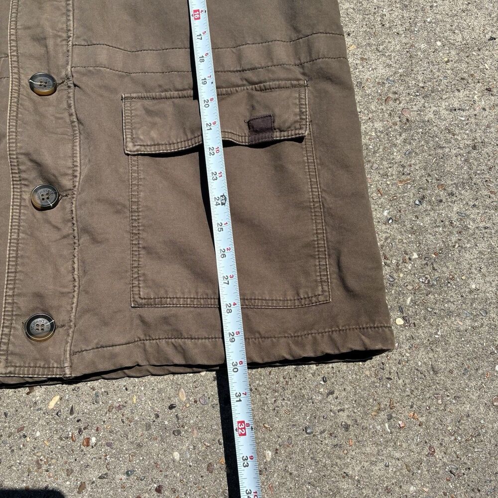 St Johns Bay Mens XL Chore Coat Jacket Flannel Lined Corduroy Elbow Pads - Picture 8 of 14